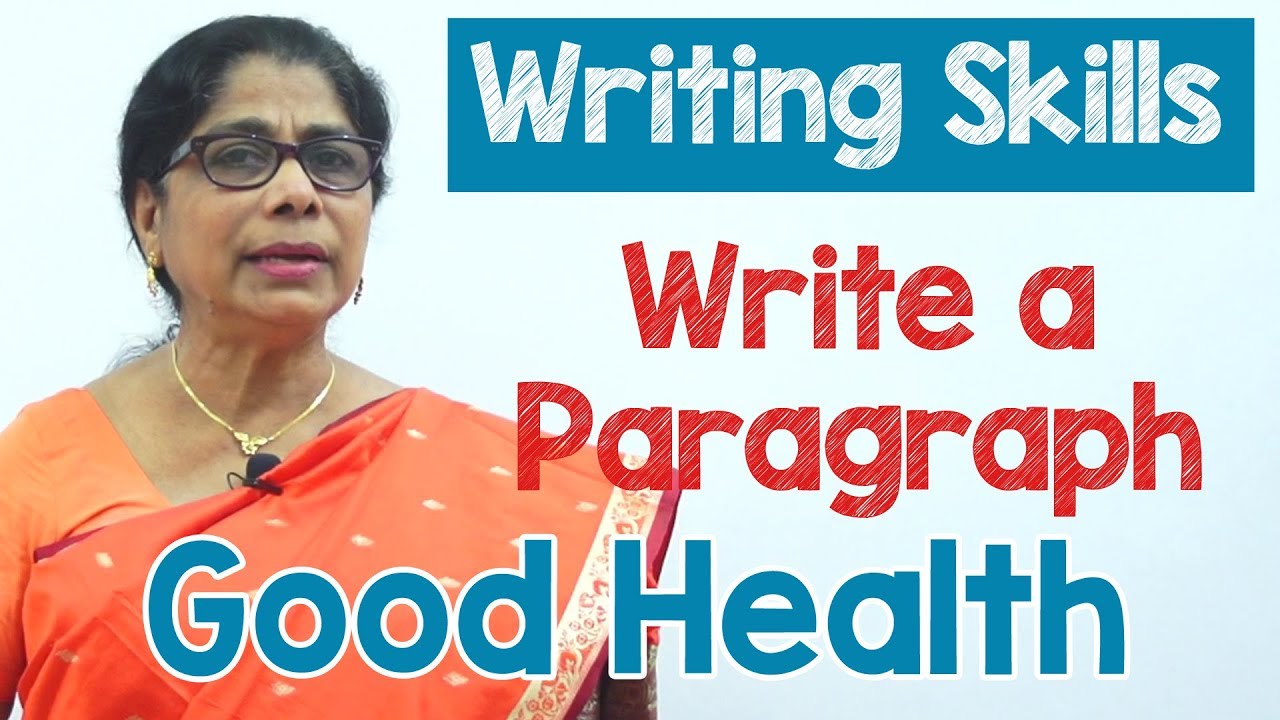 Paragraphs on health and nutrition